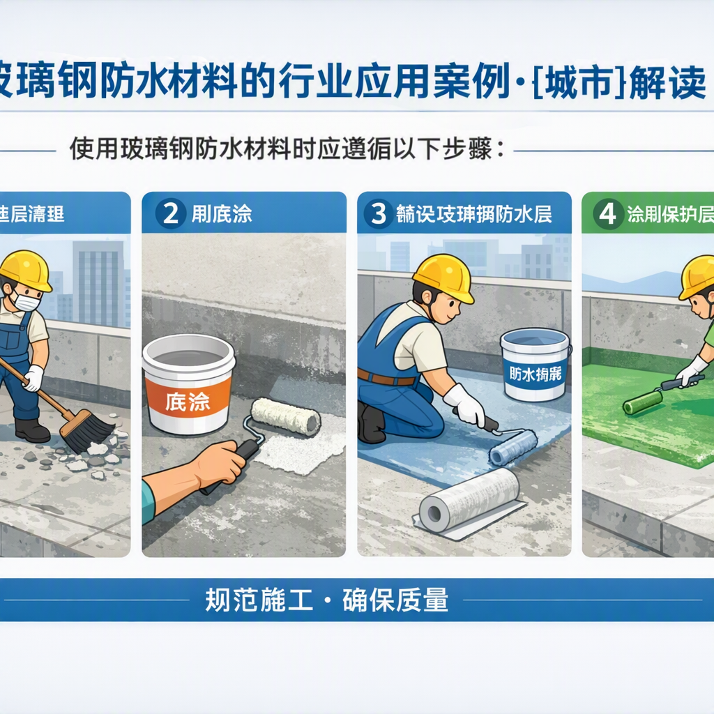 玻璃钢防水材料的行业应用案例，广州解读